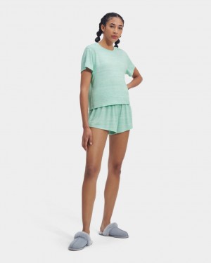 Ugg Aniyah Set Women's Sleepwear Green / Multicolor | ZCISMAX-14