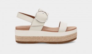 Ugg April Women's Sandals Beige | BVRLDWZ-41