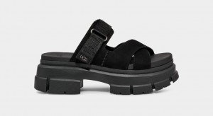 Ugg Ashton Women's Slides Black | RVJLDNY-30