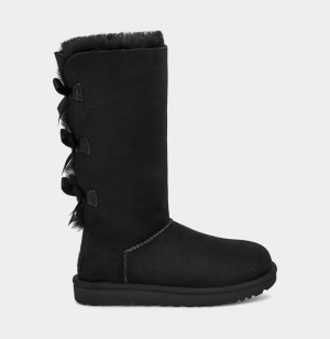 Ugg Bailey Bow Tall II Women's Boots Black | WYPLXVS-47