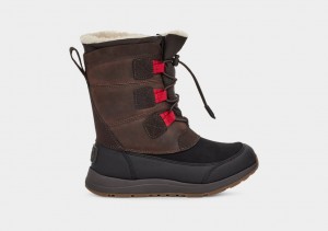 Ugg Bellemore Weather Kids' Boots Brown | CZBFJUW-16