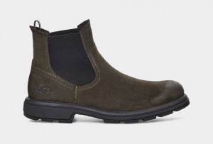 Ugg Biltmore Men's Chelsea Boots Dark Olive | ODMEYUS-58