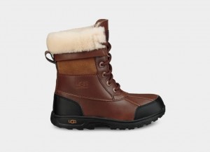 Ugg Butte II CWR Kids' Boots Brown | HTXUSNZ-07