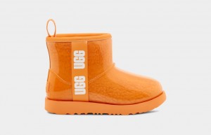 Ugg Classic Clear Mini II Kids' Boots Orange | GPMOWLH-70