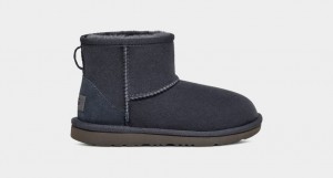 Ugg Classic II Mini Kids' Boots Blue | IUJCWED-57