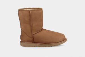 Ugg Classic II Weather Kids' Boots Brown | FNVZJOM-64