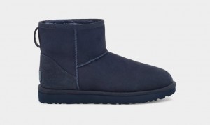 Ugg Classic Mini II Women's Boots Blue | GZCTUHL-91