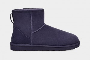 Ugg Classic Mini Men's Boots Blue | XVORUHD-36