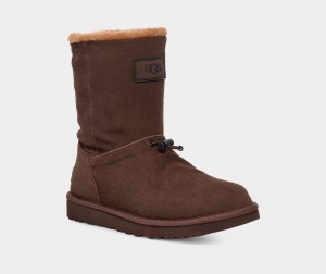 Ugg Classic Toggler Women's Boots Brown | ZHFWKDG-53