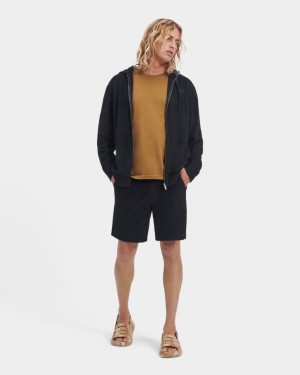 Ugg Dominick Men's Shorts Black | GUTNRWZ-01