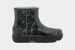 Ugg Drizlita Graphic Monogram Women's Boots Black | JOTUAPW-29