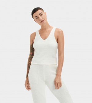 Ugg Dulcie Knit Women's Tops Cream | LMXZUYV-15