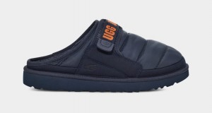 Ugg Dune LTA Men's Slippers Dark Blue / Orange | ZCOGHQS-83