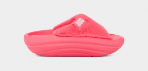 Ugg FoamOplush Women's Slippers Coral | PWVZCLQ-05