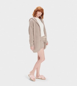 Ugg Franca Travel Women's Cardigan Grey | ILCAQKM-59