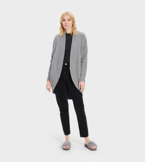 Ugg Fremont Women's Cardigan Grey | QWPABGX-61