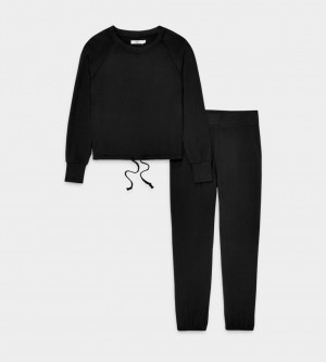 Ugg Gable Set Women's Sleepwear Black | NYPFWIJ-50