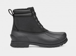 Ugg Gatson Mid Men's Boots Black | HNBGRPL-75