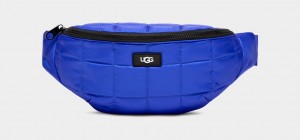 Ugg Gibbs Puff Women's Belt Bags Blue | LOWIVUQ-50