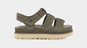 Ugg Goldenstar Strap Women's Sandals Green | XTHVDQE-12