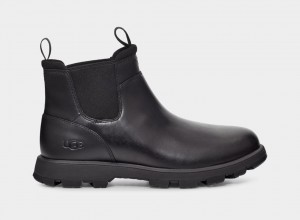 Ugg Hillmont Men's Chelsea Boots Black | CEVQFUD-40