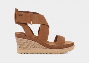 Ugg Ileana Women's Sandals Brown | CWTNMRG-59