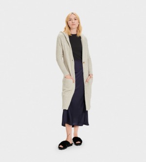 Ugg Judith Knit Women's Cardigan Grey | SAFTPXR-15