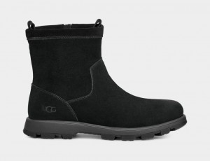 Ugg Kennen Men's Boots Black | ZSFXUYJ-63