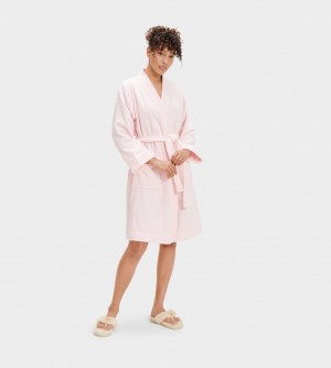 Ugg Lorie Terry Robe Women's Sleepwear Pink | DPYQRBE-12