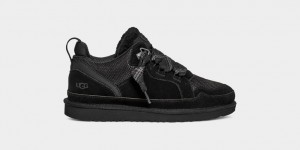 Ugg Lowmel Kids' Sneakers Black | FOPGKLN-95