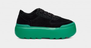 Ugg Marin Mega Lace Women's Sneakers Black / Turquoise / Green | OYTKNXR-98