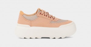 Ugg Marin Mega Lace Women's Sneakers Coral | WEJVYXF-35