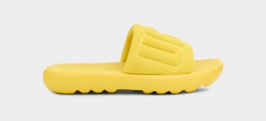 Ugg Mini Women's Slides Yellow | YXWNEIL-62