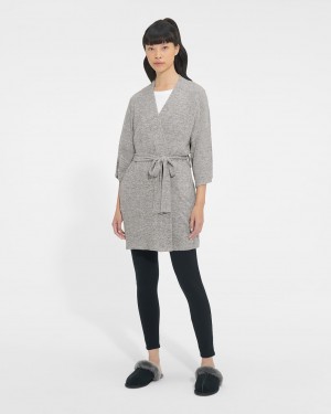 Ugg Monrose Robe Women's Sleepwear Grey | QINOXCA-39