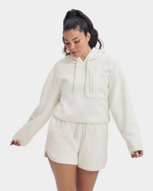 Ugg Myley Sherpa Women's Hoodie White | THFMBZI-75