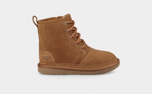 Ugg Neumel High Kids' Boots Brown | LOXUAJP-84