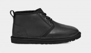 Ugg Neumel Leather Men's Boots Black | EBLJDAM-13