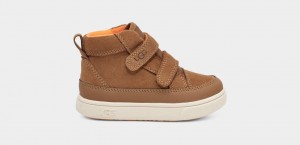 Ugg Rennon II Weather Kids' Sneakers Brown | PKALSRD-10