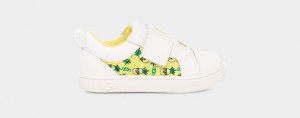 Ugg Rennon Low Pineapple Stuffie Kids' Sneakers White | BQOUDKW-96