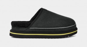 Ugg Scuff Cali Wave Men's Moccasins Black | TYXRJUP-63