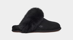 Ugg Scuff Sis Women's Slippers Black | KEFNZQR-14