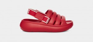 Ugg Sport Yeah Kids' Sandals Red | YLISHBG-84