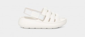 Ugg Sport Yeah Kids' Sandals White | CIVWPHO-86