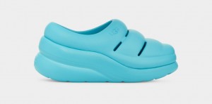 Ugg Sport Yeah Women's Clogs Blue | LHFVOAI-20