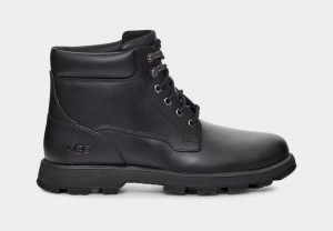 Ugg Stenton Men's Boots Black | YAUCZKG-95