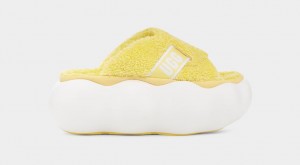 Ugg Sugarcloud Women's Slides Yellow | FPSMCIV-10