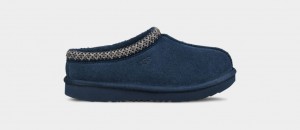 Ugg Tasman II Kids' Slippers Navy | DAKWNBS-85