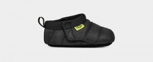 Ugg Tasman LTA Kids' Slippers Black | QZRCLDY-43