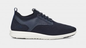 Ugg Union Trainer Men's Sneakers Dark Blue | TYRNVGS-32