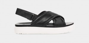 Ugg Zayne Slingback Women's Sandals Black | MOSTBYC-43